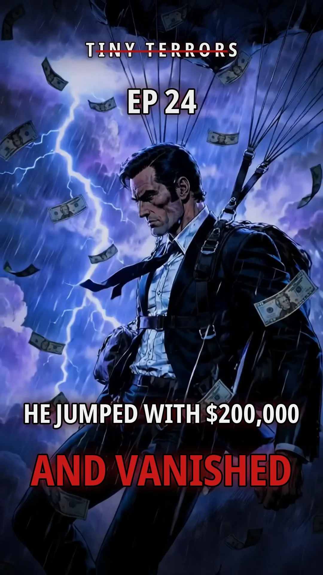 Cover art for episode 24: He Jumped With $200,000 and VANISHED