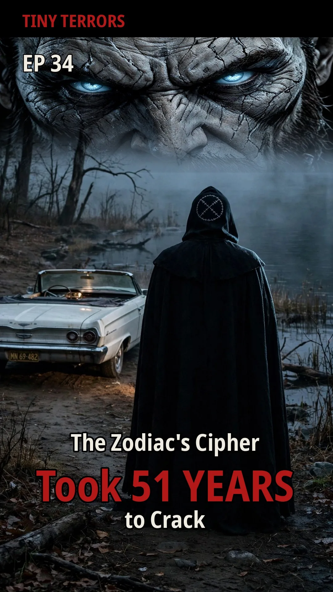 Cover art for episode 34: The Zodiac's Cipher Took 51 YEARS to Crack